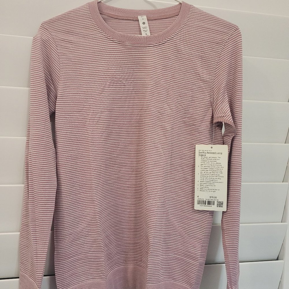 Brand New - Lululemon Swiftly Relaxed Long Sleeve - Women US 4